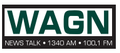 Newstalk 1320 and 100.1 WAGN - No Stream Available Logo