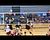 Escanaba's Payton Alvord with the kill at the net