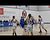 Paige Welch misses triple but gets rebound and score