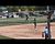 Gladstone's Morgan Dawley gets the base hit.