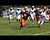 Escanaba's Sean Bissell with a tough first down run